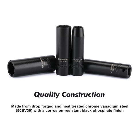 Casoman chrome vanadium steel construction offers lasting durability for demanding tasks