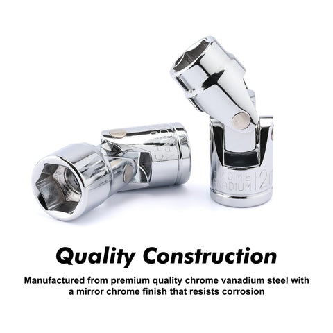 Casoman chrome-vanadium steel construction for durability and long life.