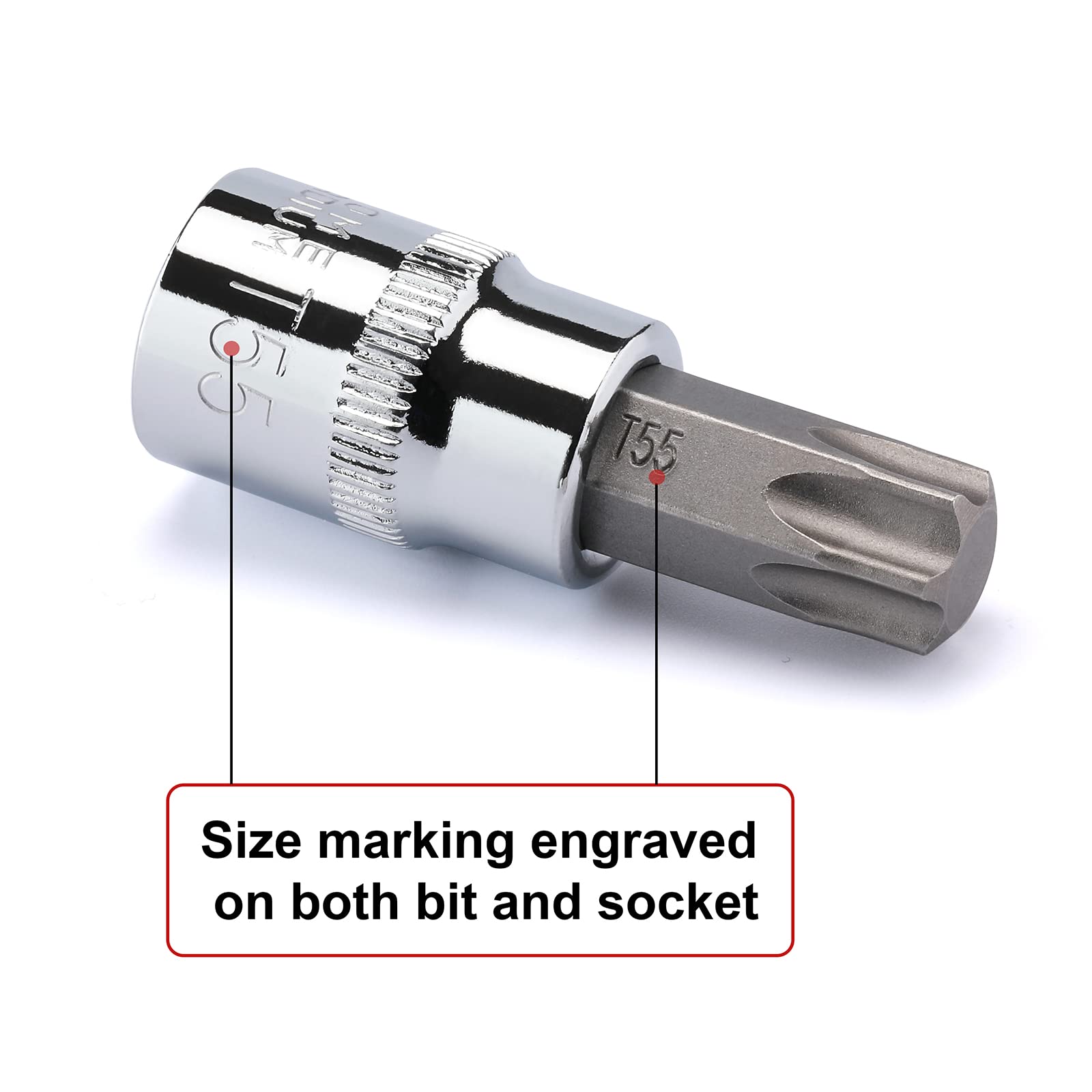 Casoman Cr-V sockets deliver high torque and durable performance.
