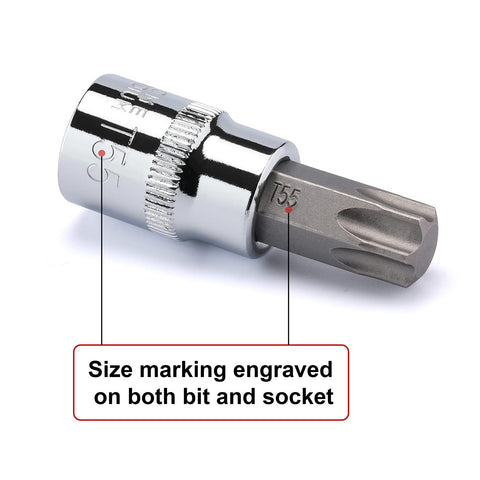 Casoman Cr-V sockets deliver high torque and durable performance.