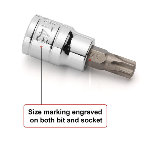 CASOMAN large die-stamped size markings stay legible during use.