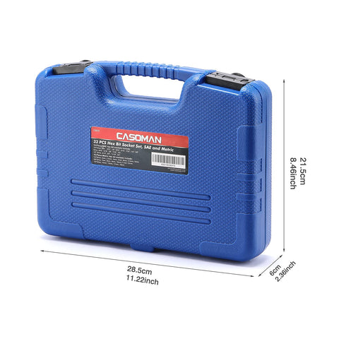 CASOMAN hex bit set is ideal for DIY, auto, and workshop tasks.