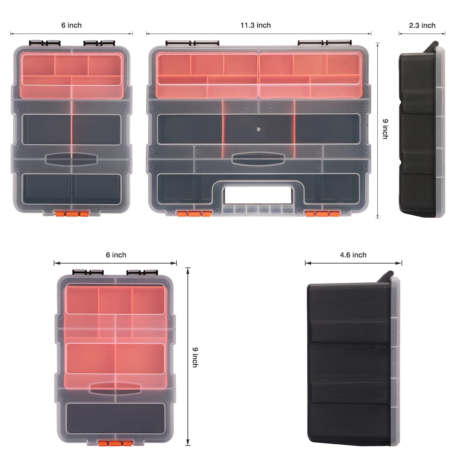 Casoman durable PP plastic construction for long-lasting workshop use
