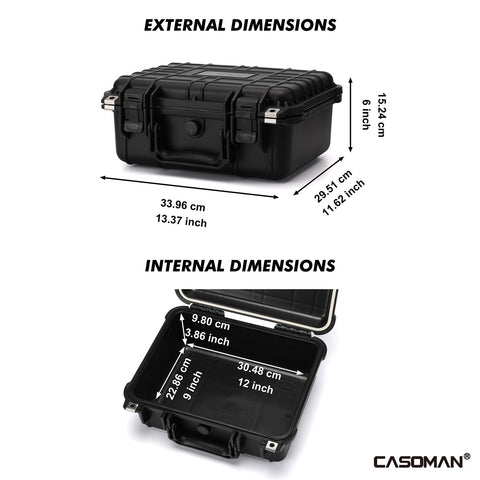 Casoman ergonomic latches provide fast access on location shoots.
