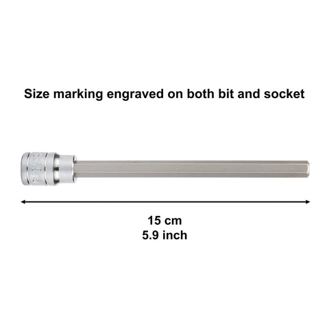 CASOMAN extra-long design reaches deep, recessed fasteners.