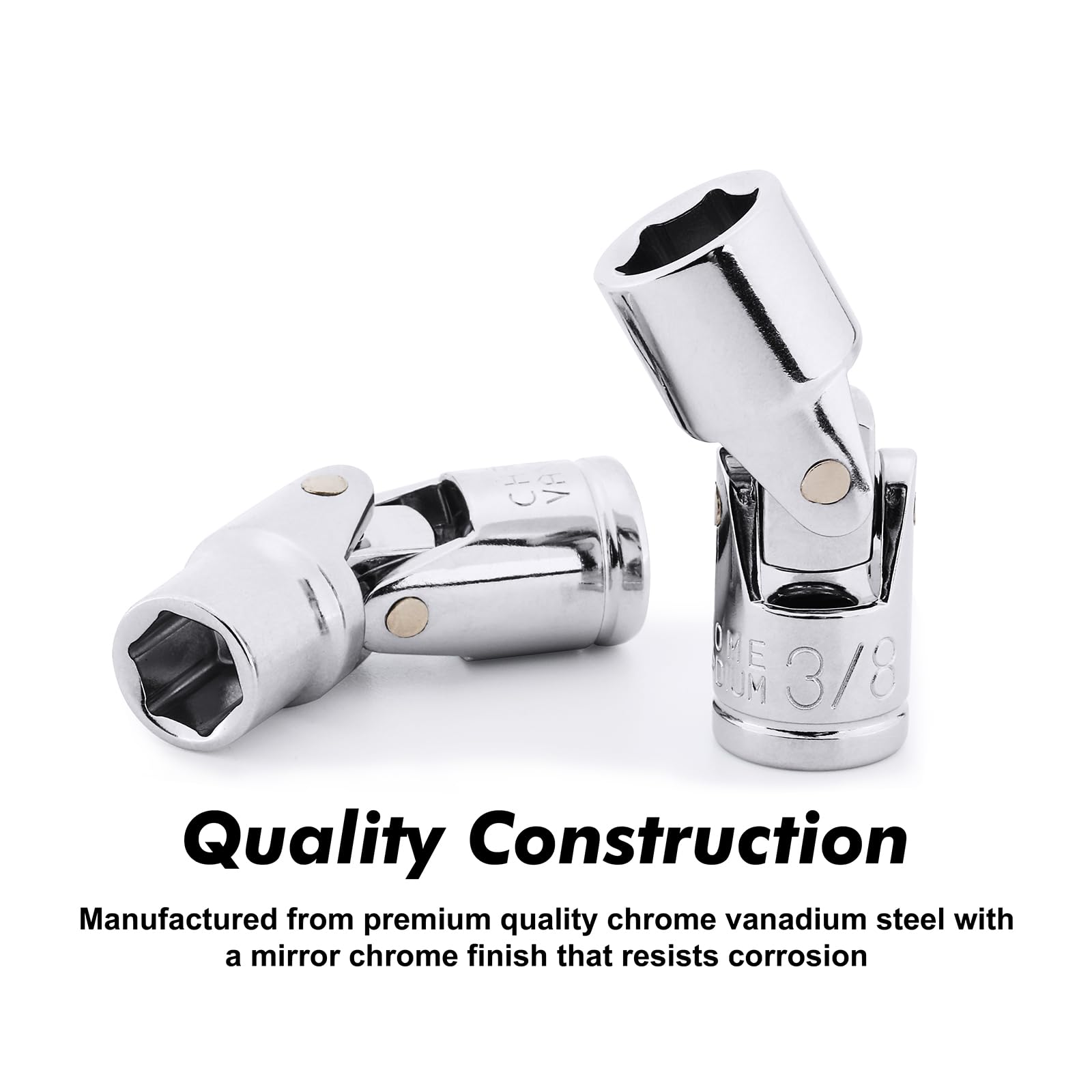 CASOMAN flex head enables 360 degree access in tight spaces