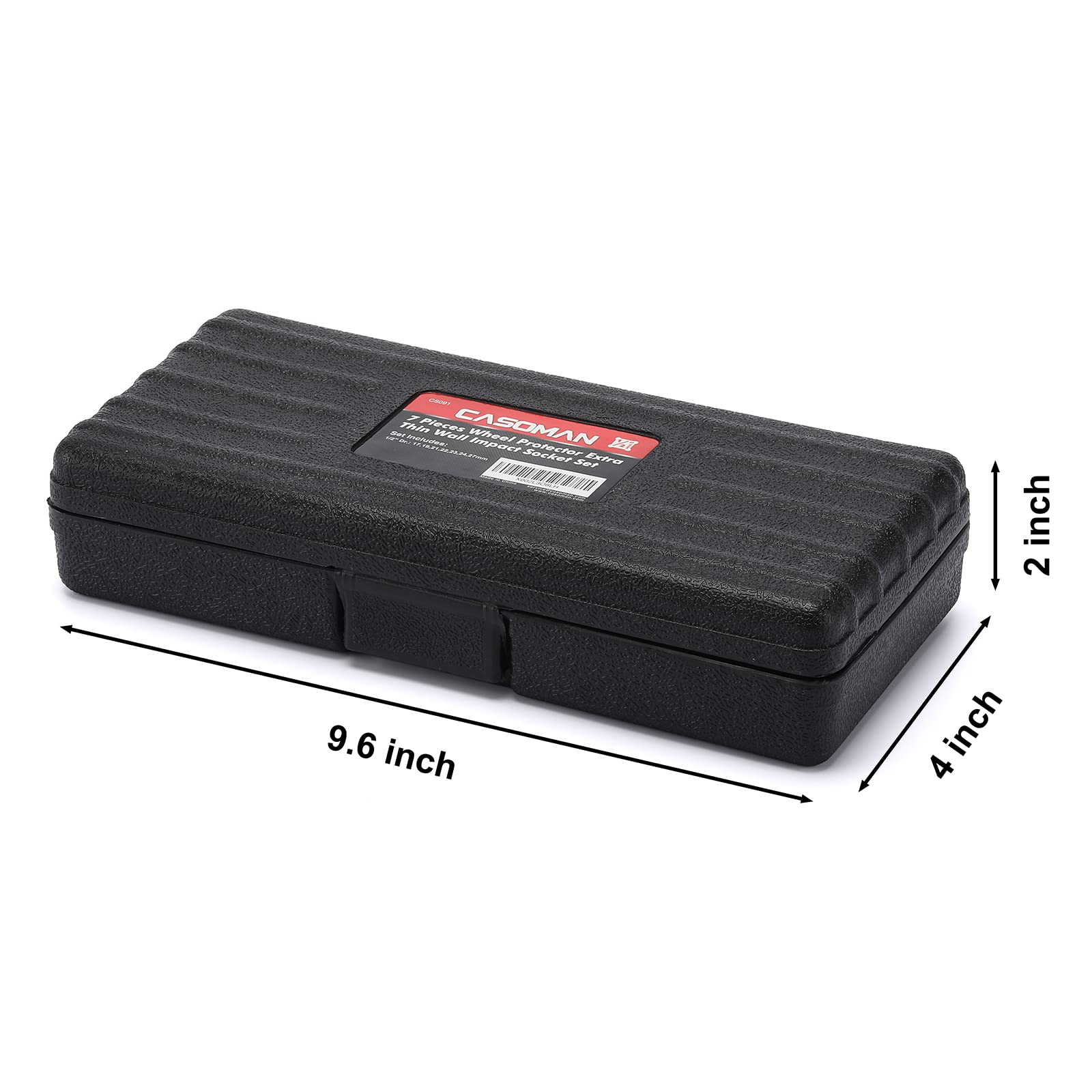 Casoman 27mm wheel protector reduces risk of rim damage during lug nut work