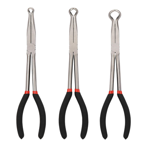 CASOMAN 11-inch hose gripper pliers with 5/16-inch diameter for easier reach in tight spaces.