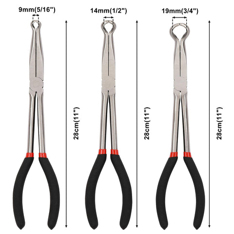 CASOMAN hose gripper pliers with round jaws simplify removal and installation.