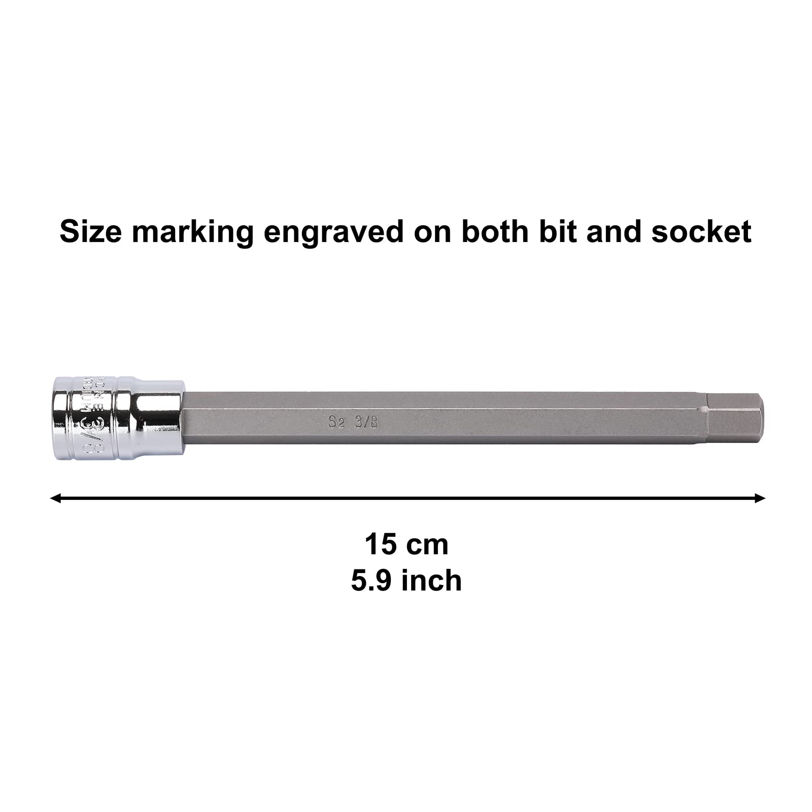 Casoman hex bits feature precision chamfer ends for smooth insertion.