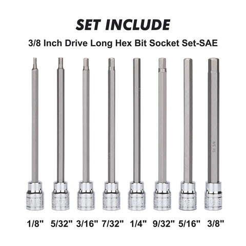 Casoman SAE sizes cover common imperial measurements for versatile repairs.