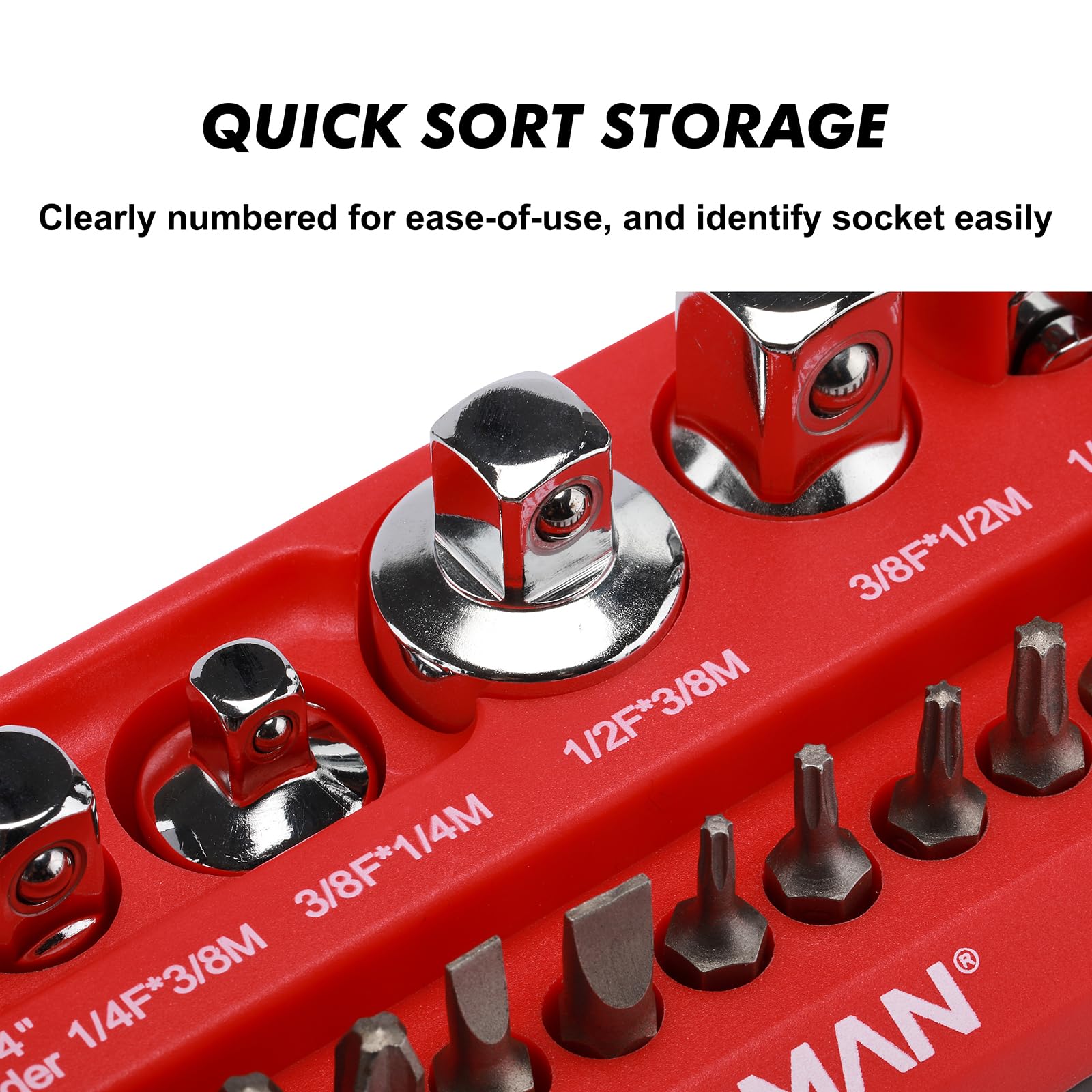 CASOMAN rubberized magnet base protects surfaces while holding tools