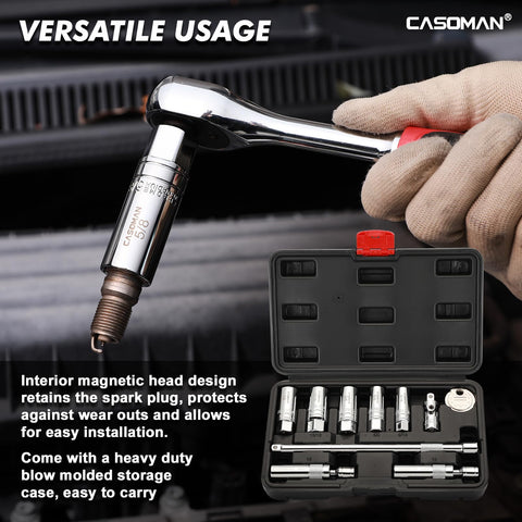 CASOMAN Magnetic sockets protect plugs during installation