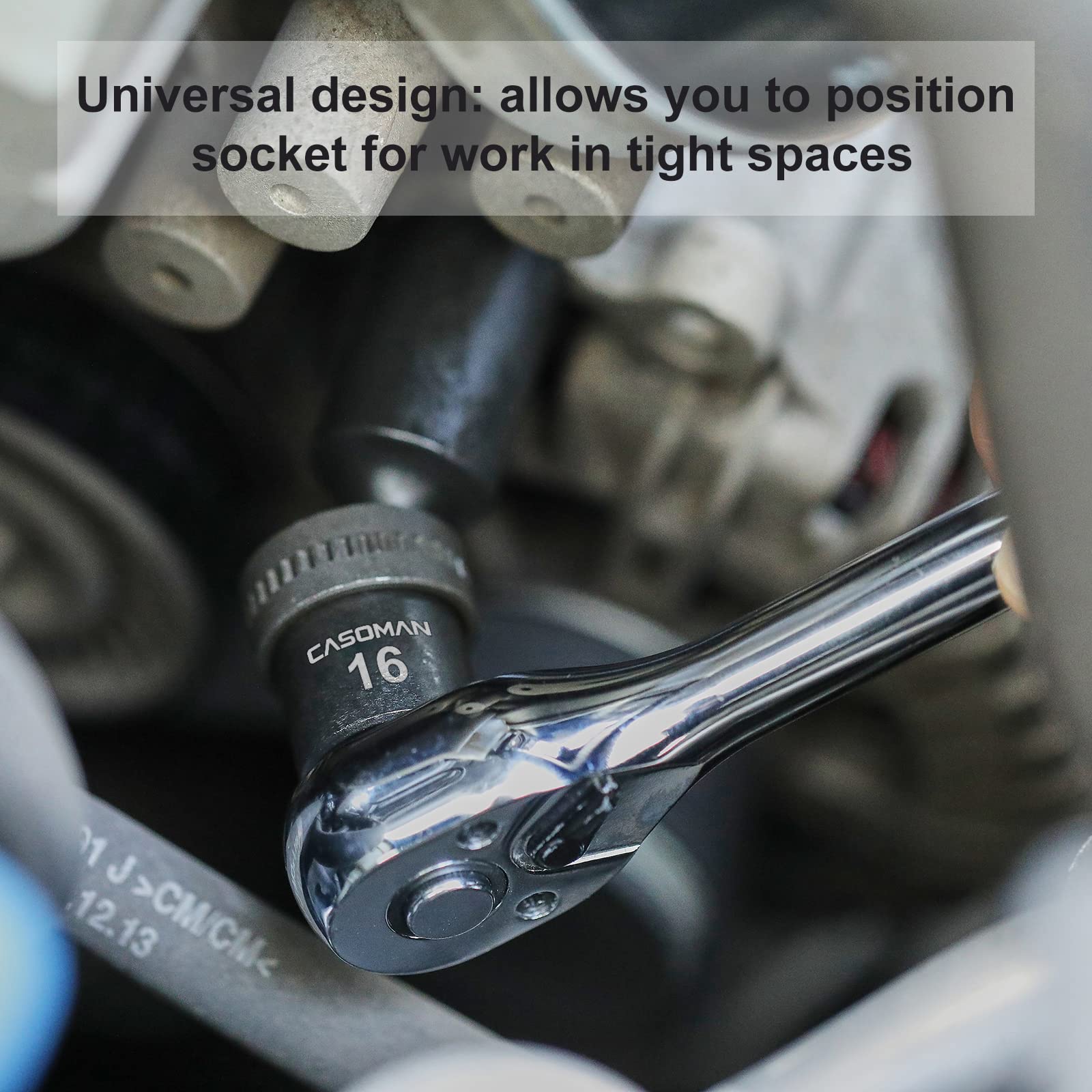 CASOMAN metric sockets listed 10-19mm for easy sizing.