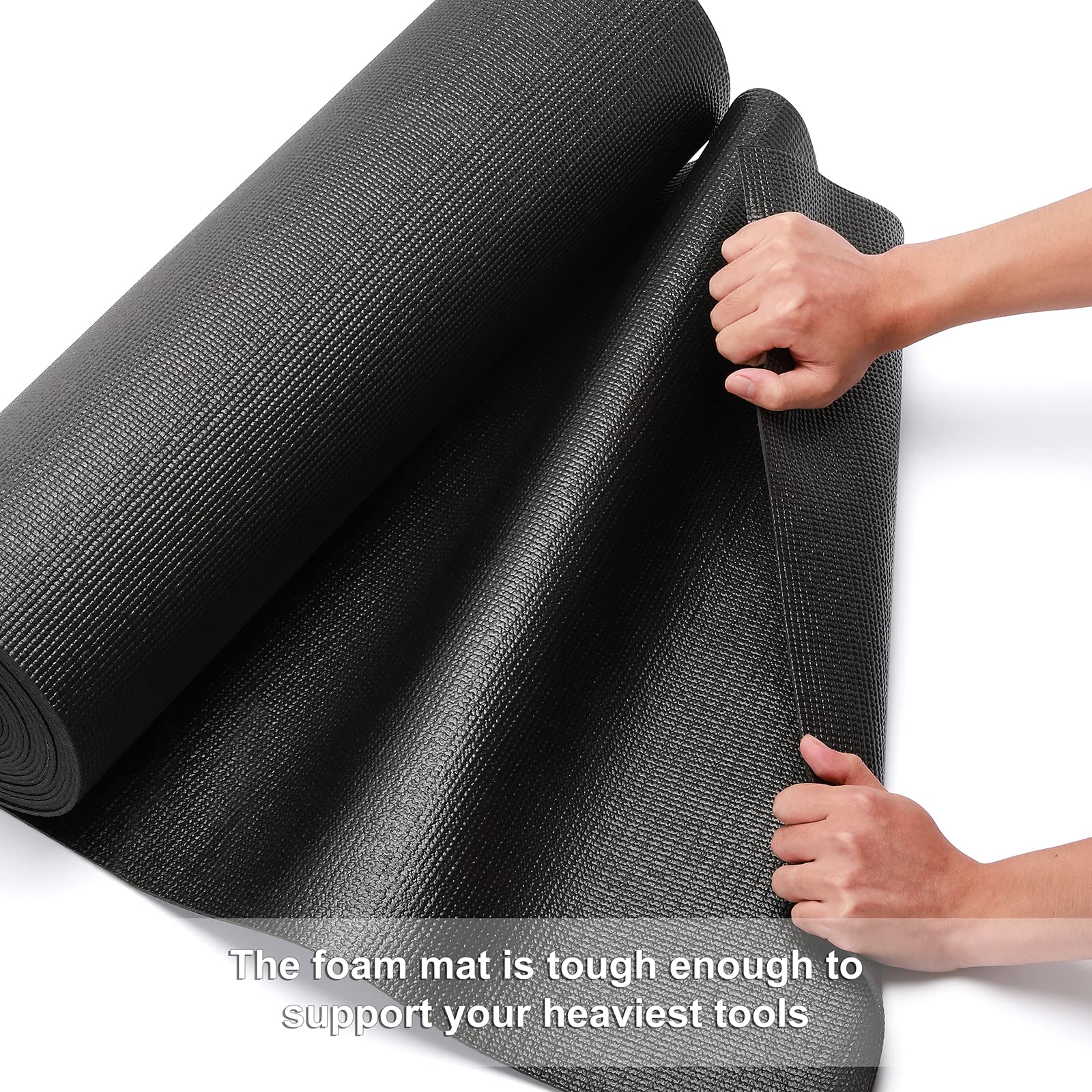 CASOMAN liner demonstrates versatility for toolboxes and file cabinets.