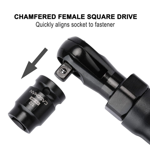 Casoman 7/16-inch female plug with chamfered edge for easy seating