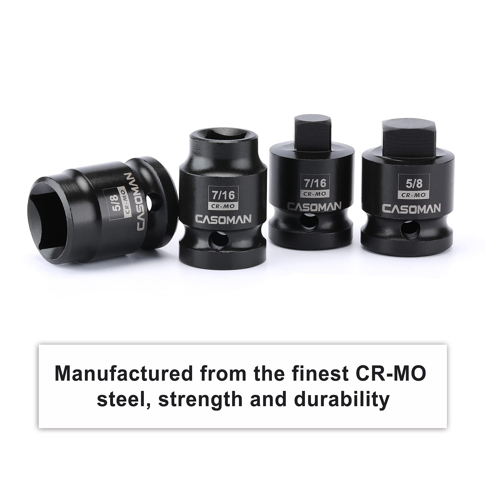 Casoman 5/8-inch male plug enables sturdy pipe fittings