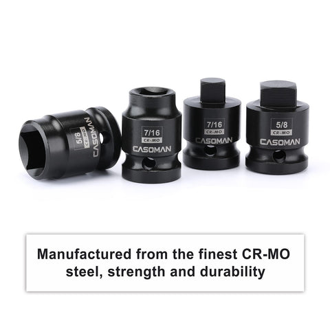 Casoman 5/8-inch male plug enables sturdy pipe fittings