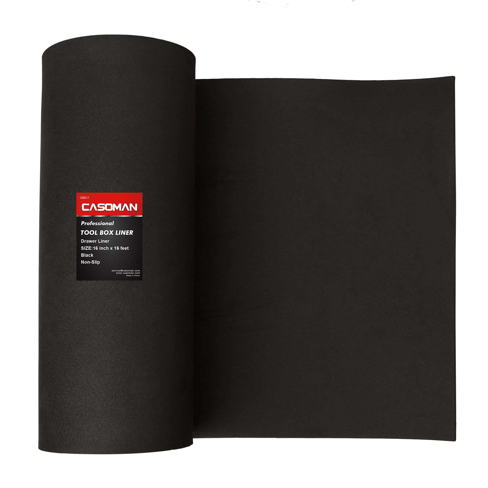 Casoman professional tool box liner non-slip top keeps tools in place.