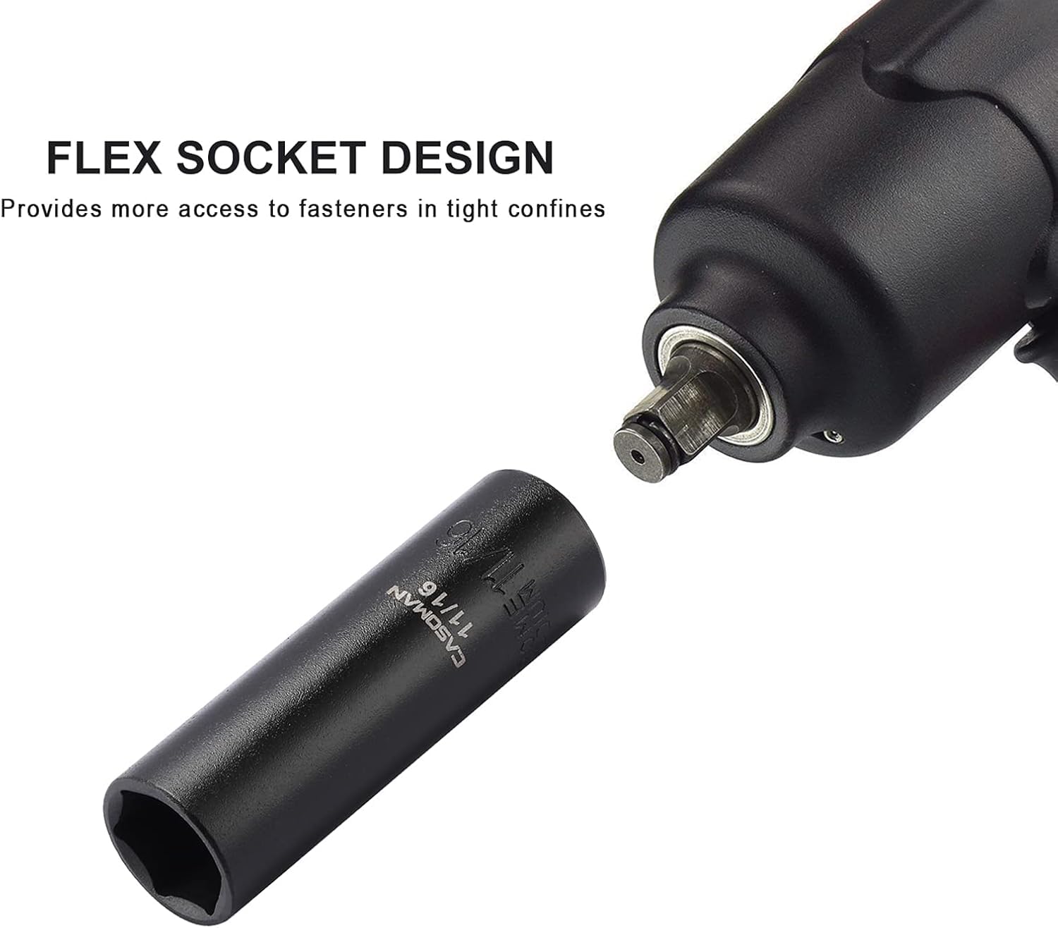 Casoman range of sizes from 3/8 to 1 inch for SAE work