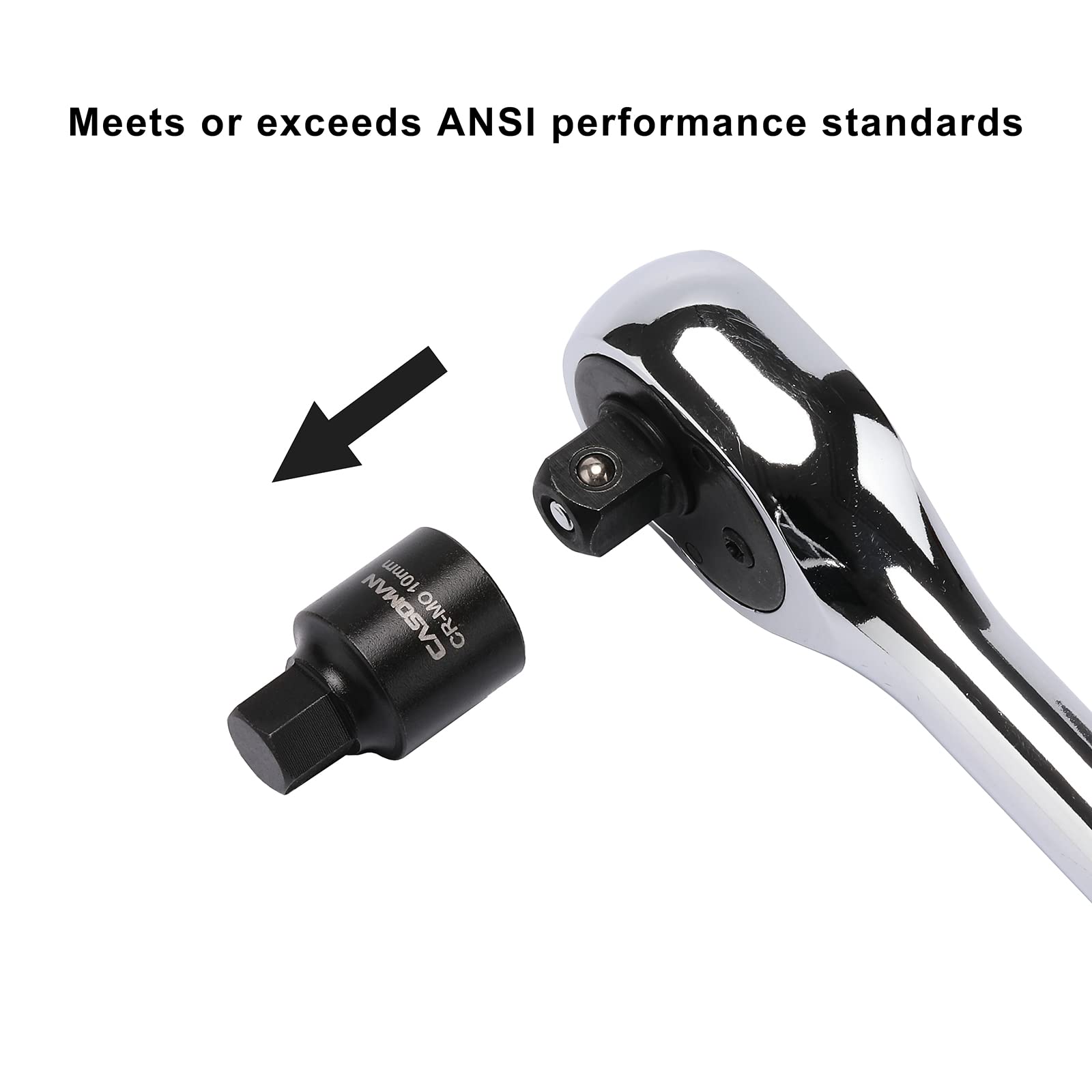 CASOMAN reach extension compatibility for longer reach in tight areas
