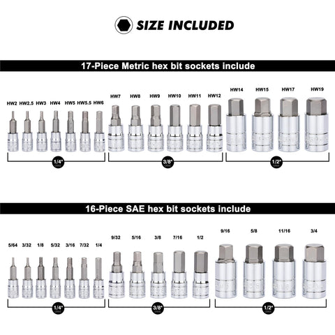 CASOMAN S2 steel hex bits resist rust for long-lasting reliability.