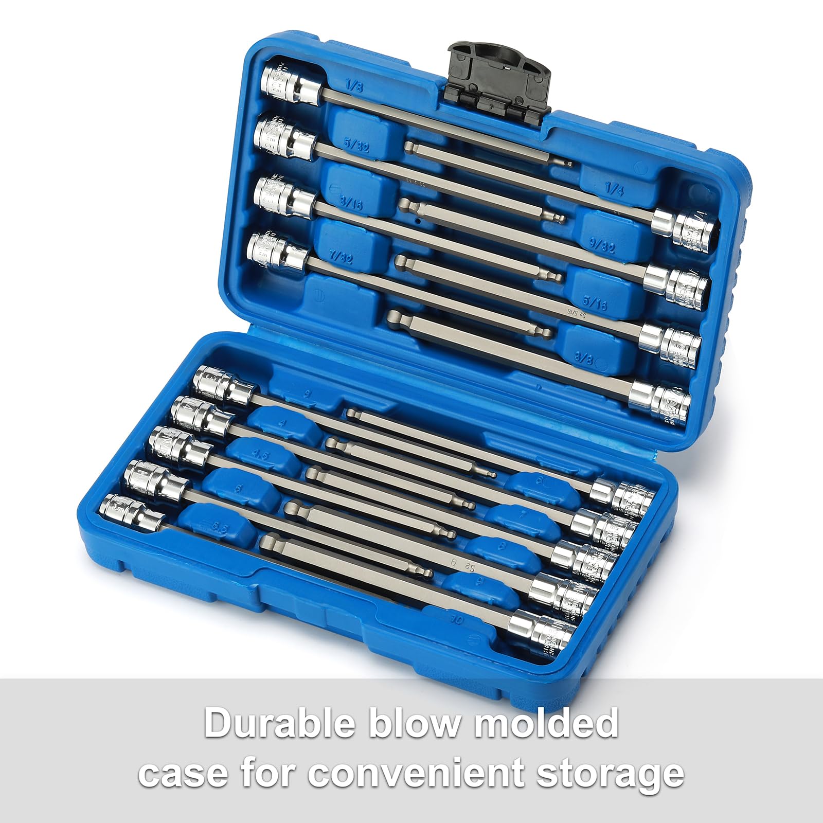CASOMAN SAE 1/8in ball-end bit with deep reach