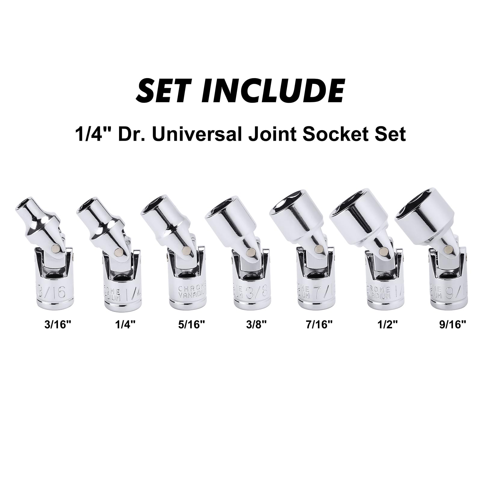 CASOMAN SAE sizes 3/16 to 9/16 inches for versatile projects