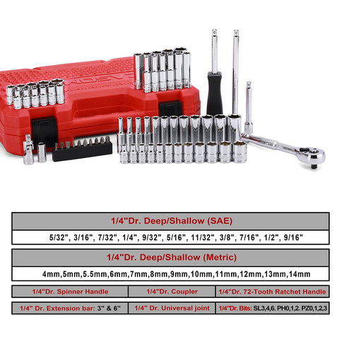 CASOMAN sockets with adapters and extensions for versatile fastening options.