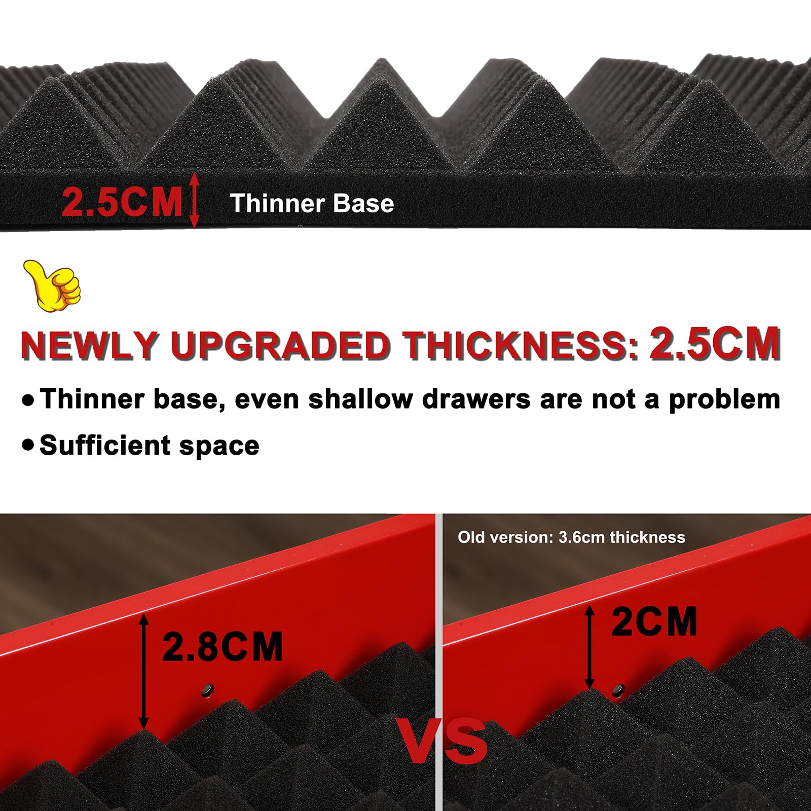 Heavy tools stay cushioned on CASOMAN foam inserts for safer storage