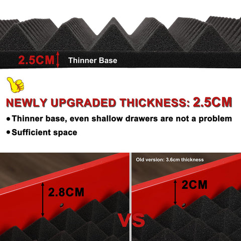 Heavy tools stay cushioned on CASOMAN foam inserts for safer storage