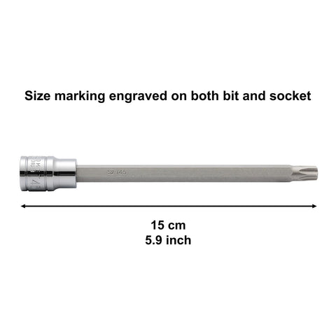 CASOMAN torx bit set T60 bit for robust fastening tasks