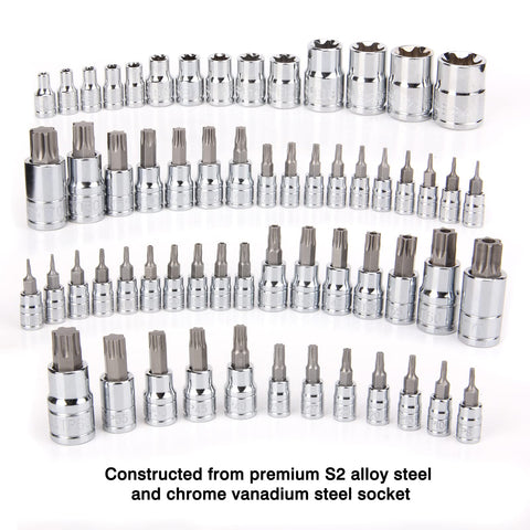 Casoman Torx plus socket TP8-TP60 for robust compatibility