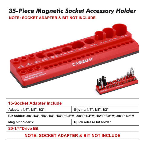 CASOMAN travel-friendly magnetic tool organizer for on-site jobs