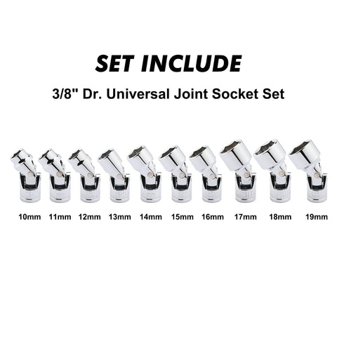 Casoman universal joint enabling flexible access to hard-to-reach fasteners.