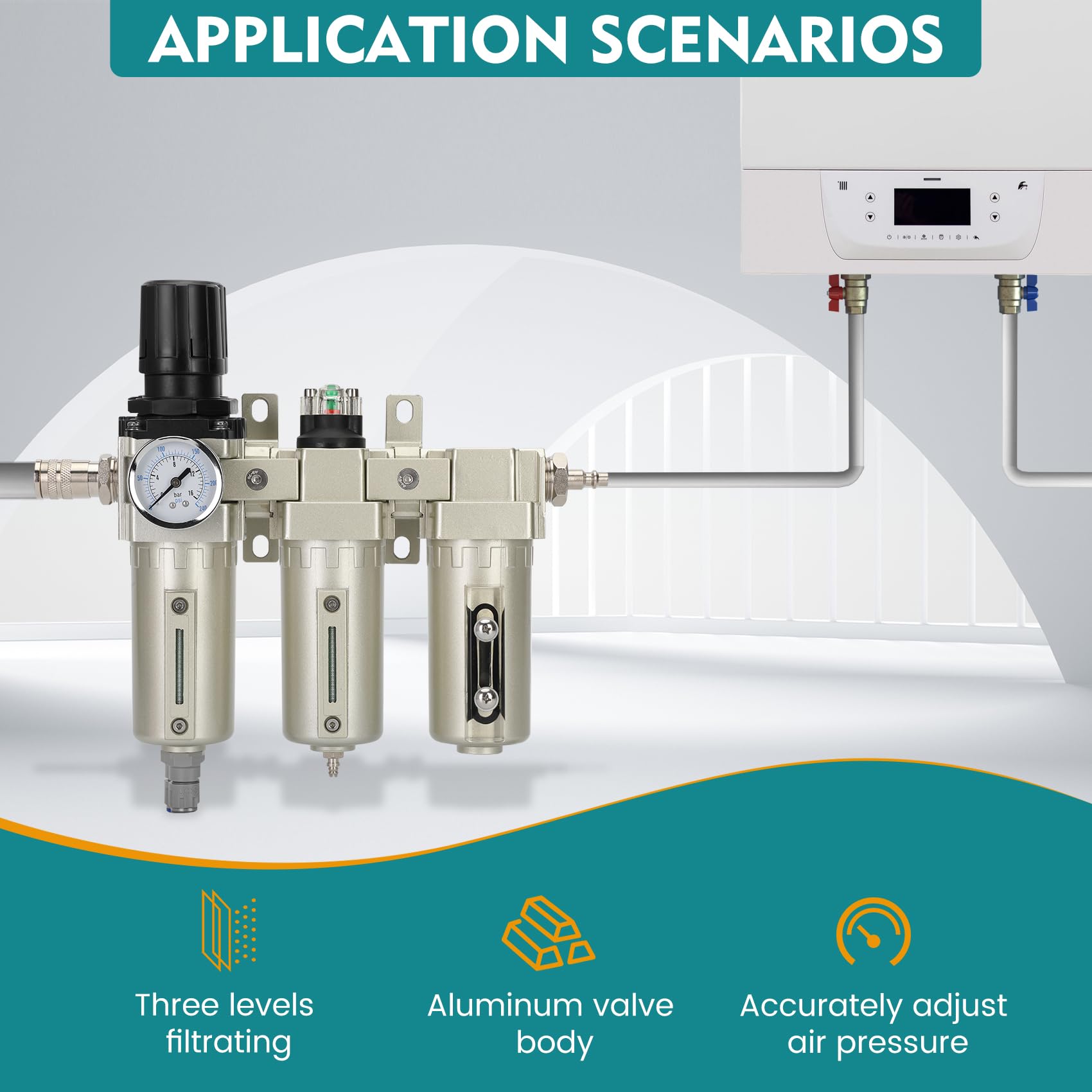 CatArt complete package image with fittings and filters for ready setup