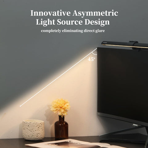 CATPOWER monitor light bar adjusting brightness and color temperature for comfort