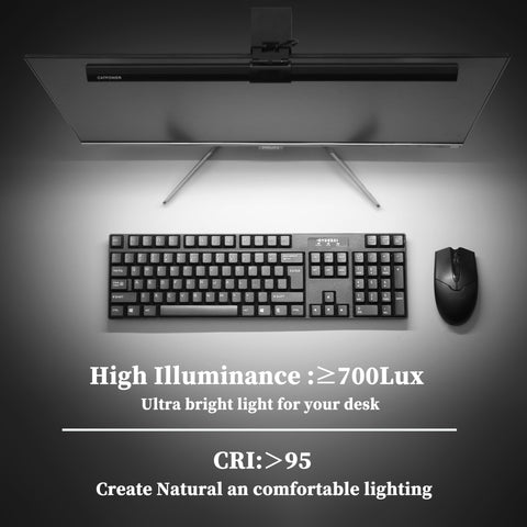 CATPOWER monitor light bar demonstrates broad color temperature range for versatile lighting