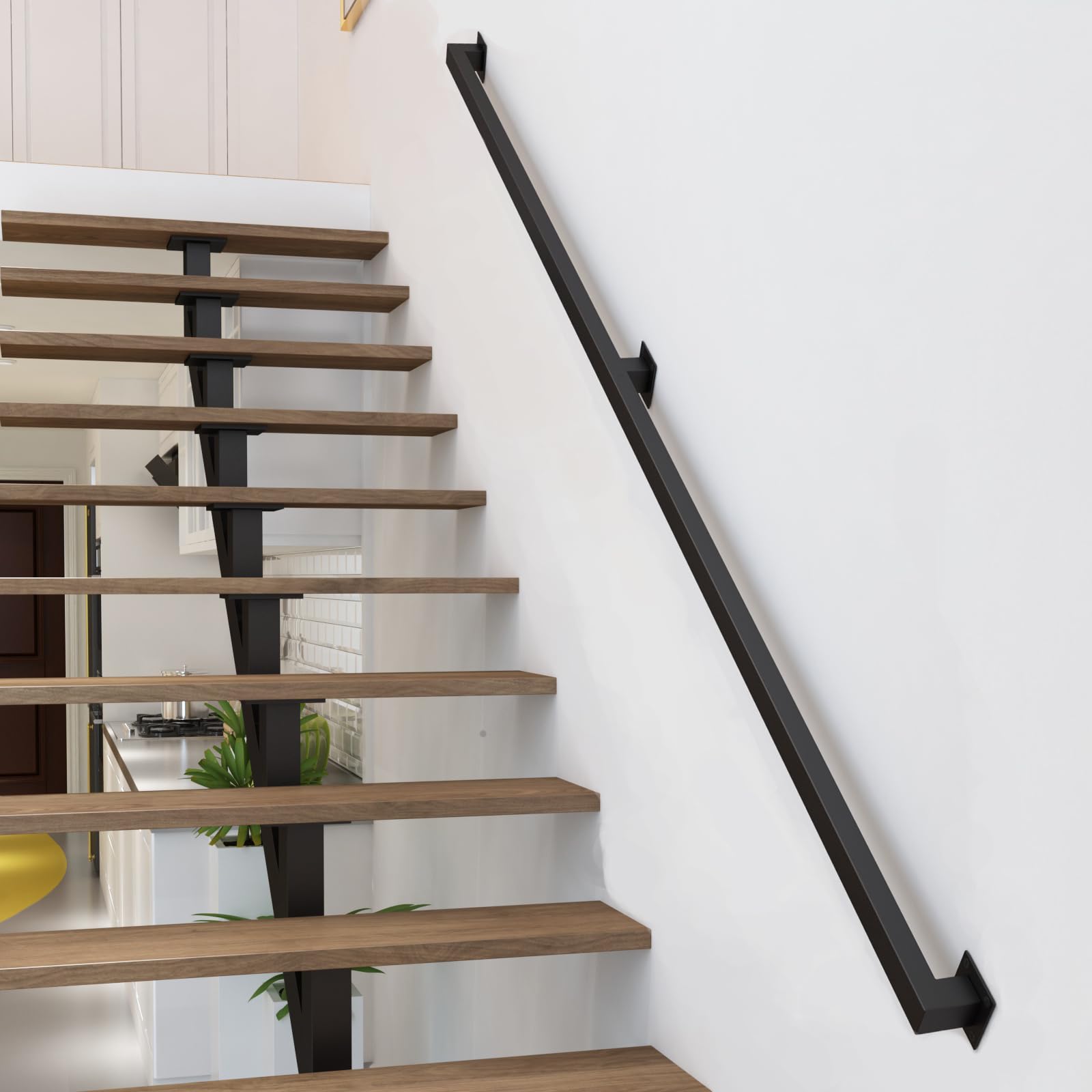 CAVAOSEY rail supports up to 500 pounds for confident steps.