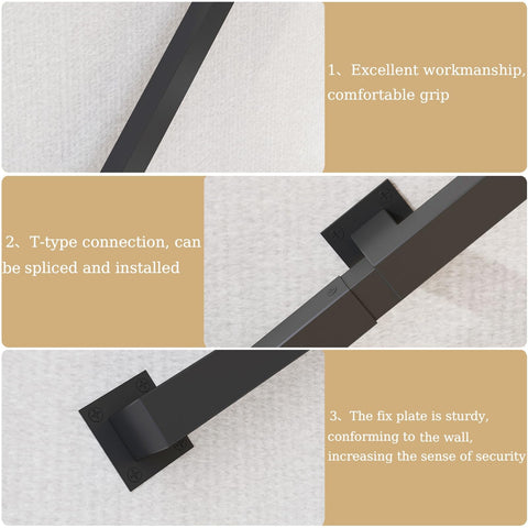 CAVAOSEY easy-install stair railing simplifies mark, drill, and tighten steps