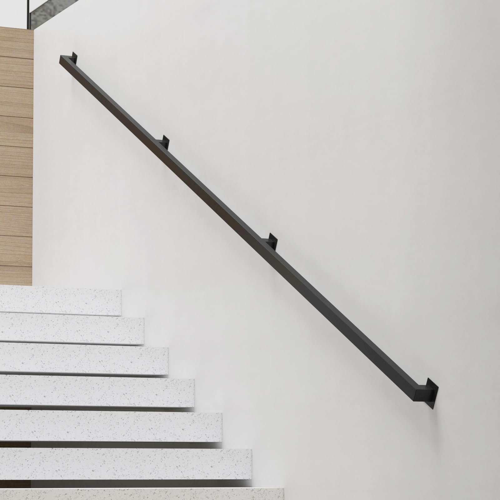 CAVAOSEY easy-install system simplifies setup with mark, drill, and screw steps.