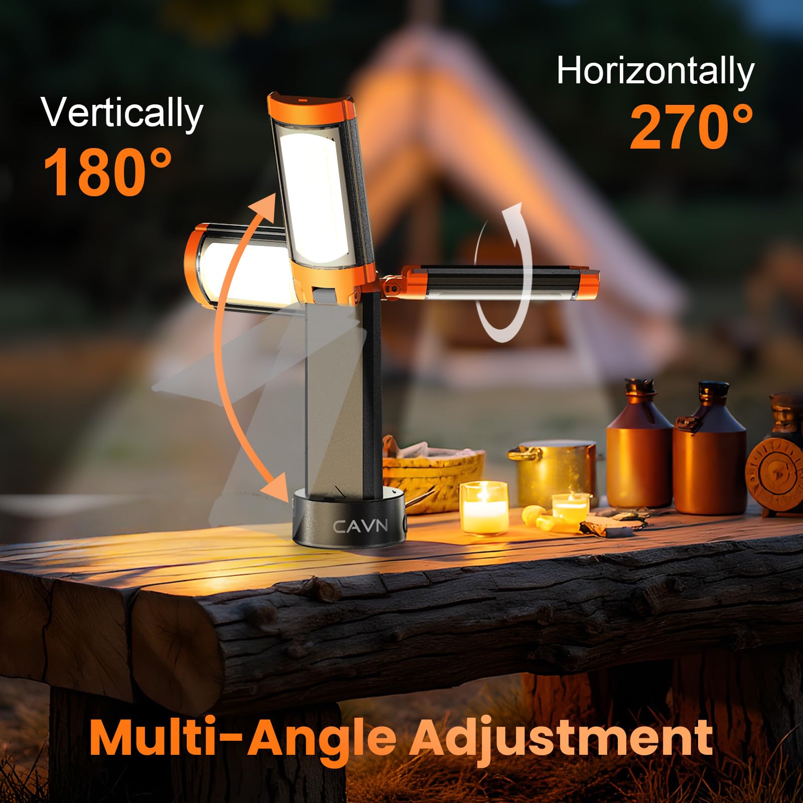 CAVN spotlight mode providing high-intensity beam for detail work