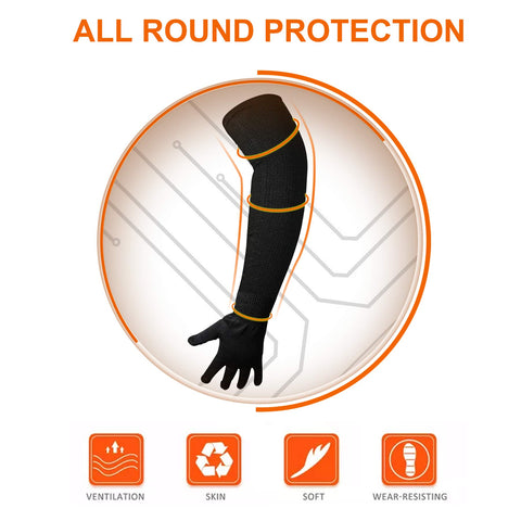 CAWANFLY gardening protection sleeves guard arms while trimming and pruning.