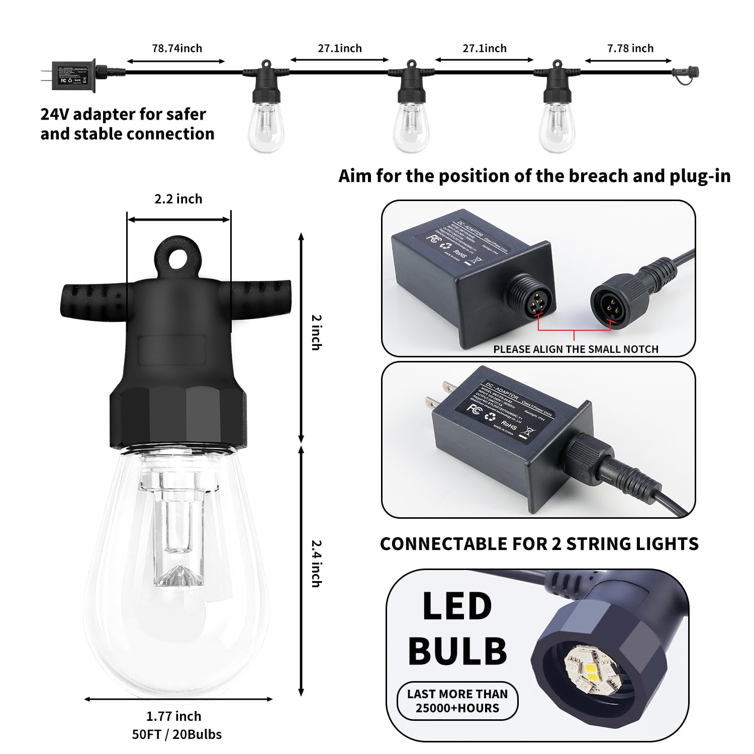 CAWWS 24V adapter offers safer, stable outdoor operation