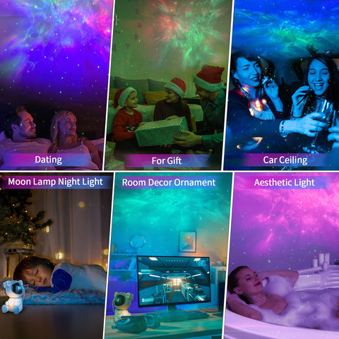 Cayclay galaxy lamp complements room decor for kids and adults.