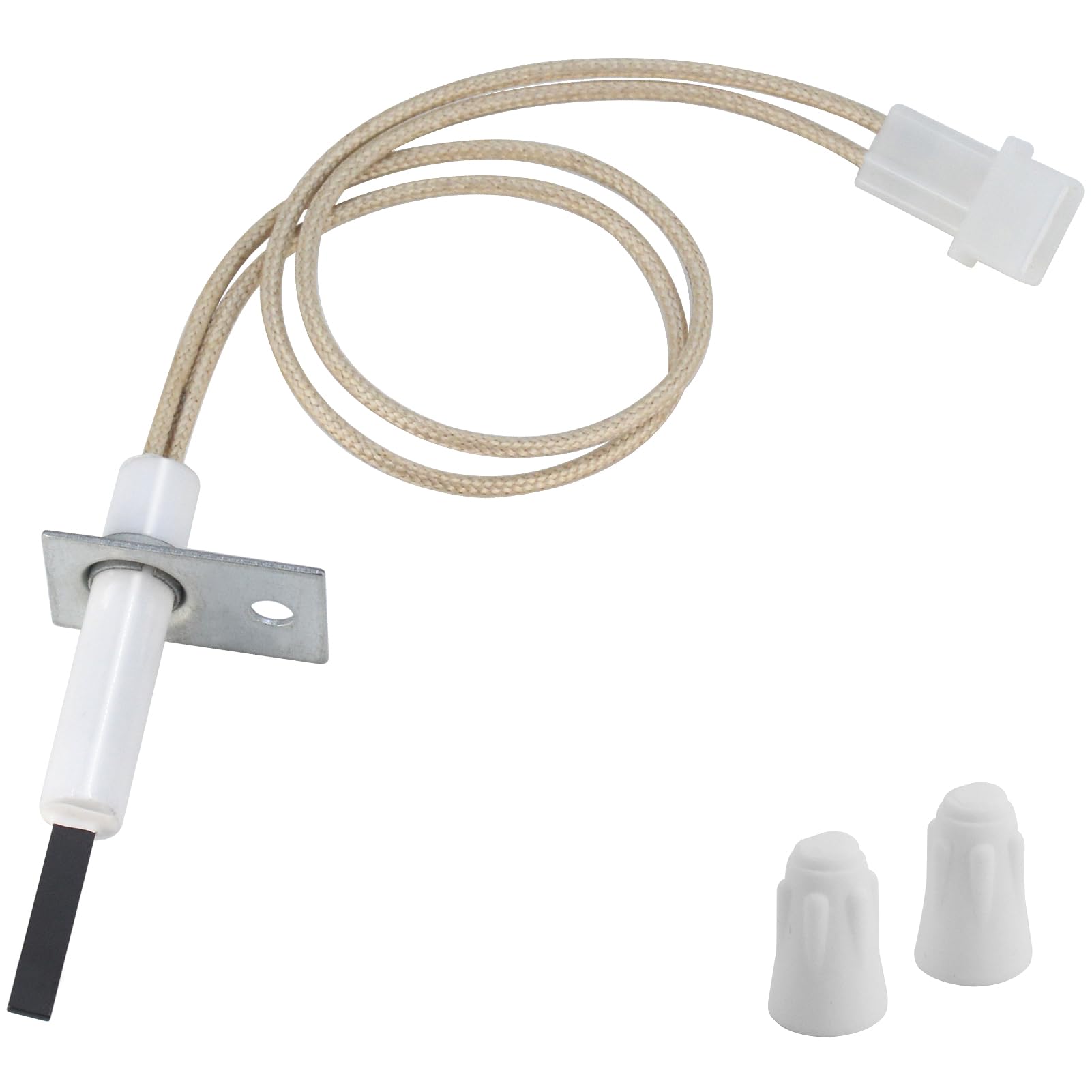 CAYUEMUM LH33ZG001 ignitor front view highlighting compact, durable ignition component for gas furnaces.