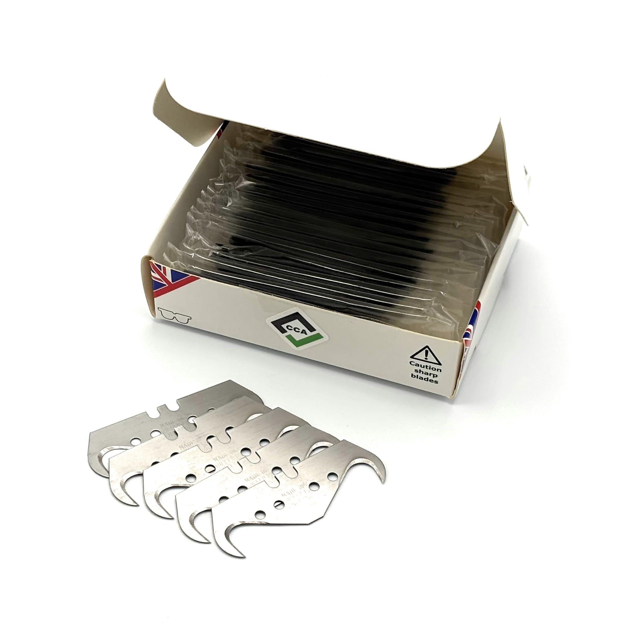 CCA Super Big Hook trimming blades made in Sheffield for trusted craftsmanship.