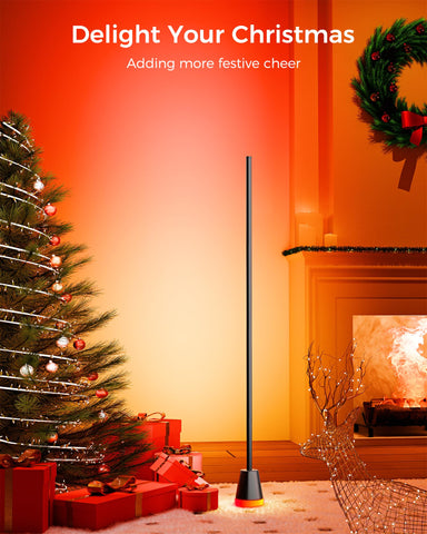 CCACC corner lamp rgb-led-strip shows 16 million colors for ambience