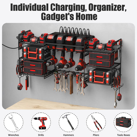 CCCEI heavy duty metal construction for durable workshop use.