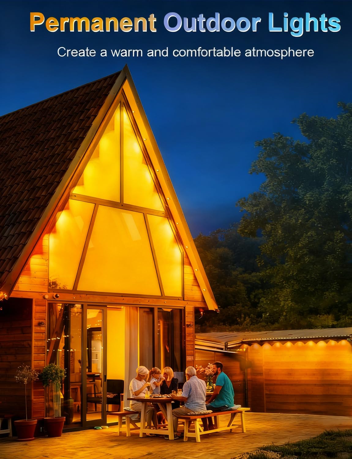 CCILAND 209 scene modes for versatile mood lighting